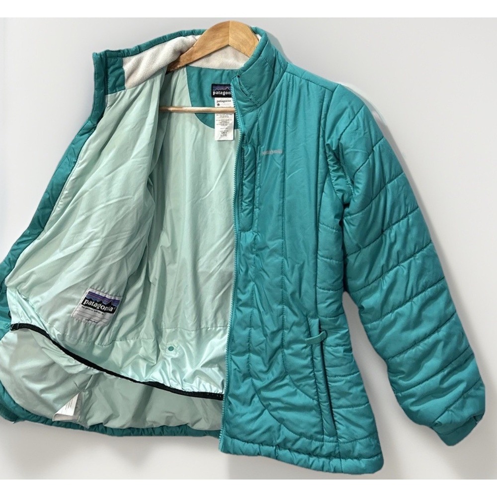Girls PATAGONIA PUFF RIDER JACKET 68396 Sz Large 12 Ski Snowboarding 🏂
